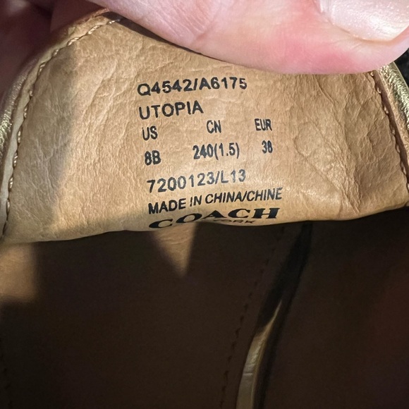 Coach loafers with gold accented lobsters - Picture 5 of 6